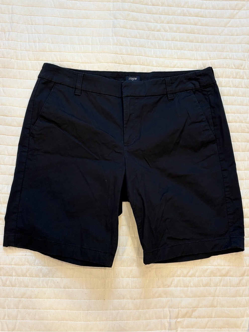 J.Crew Classic Black Chino Shorts Women's Size 12